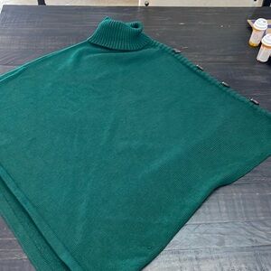 Turtle neck Poncho/ one Size fits all